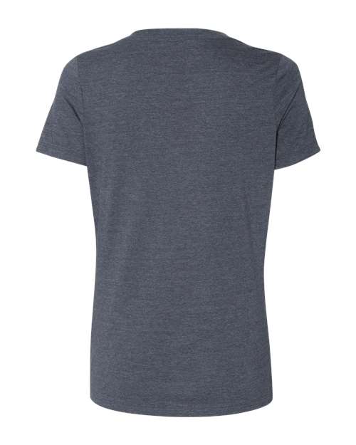 BELLA + CANVAS 6405CVC Heather Navy — back
