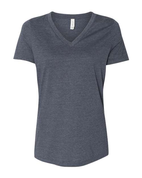 BELLA + CANVAS 6405CVC Heather Navy — front