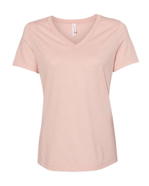 BELLA + CANVAS 6405CVC Heather Peach — front