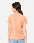 BELLA + CANVAS 6405CVC Heather Peach — on model back