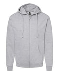 Tultex 331 Heather Grey — front