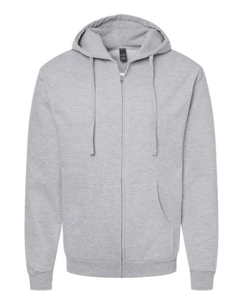 Tultex 331 Heather Grey — front