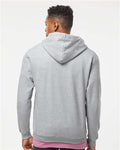 Tultex 331 Heather Grey — on model back