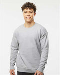 Tultex 340 Heather Grey — on model front