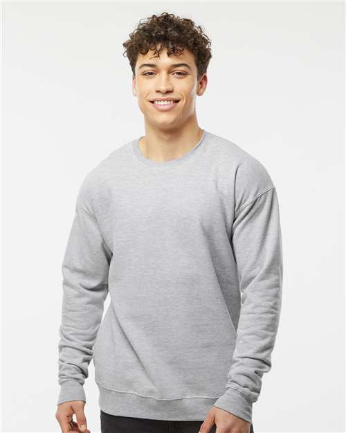 Tultex 340 Heather Grey — on model front