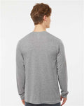 Tultex 242 Heather Grey — on model back