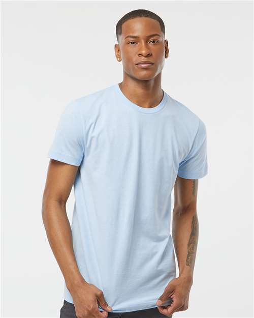 Tultex 202 Baby Blue — on model front