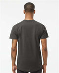 Tultex 202 Charcoal — on model back