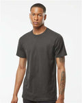 Tultex 202 Charcoal — on model front