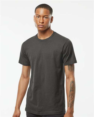 Tultex 202 Charcoal — on model front