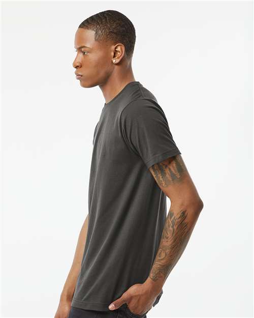 Tultex 202 Charcoal — on model side