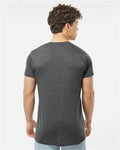 Tultex 202 Heather Charcoal — on model back