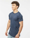 Tultex 202 Heather Denim — on model side