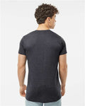 Tultex 202 Heather Graphite — on model back