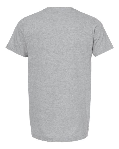 Tultex 202 Heather Grey — back