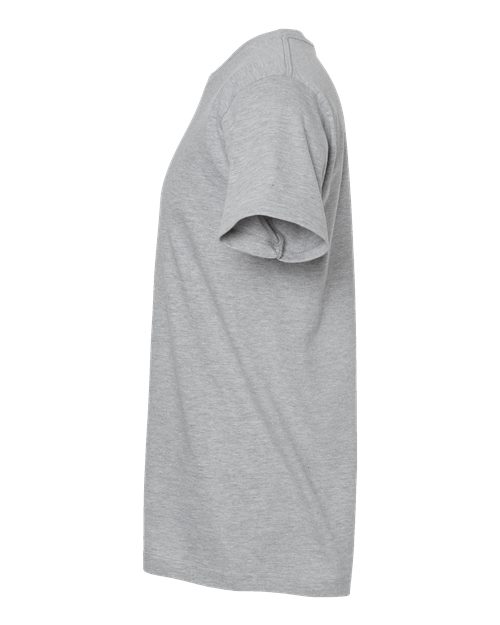 Tultex 202 Heather Grey — direct side