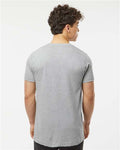 Tultex 202 Heather Grey — on model back