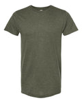 Tultex 202 Heather Military Green — front