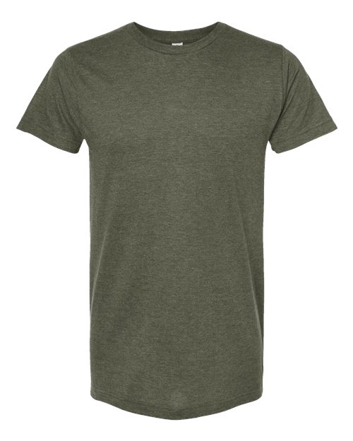 Tultex 202 Heather Military Green — front
