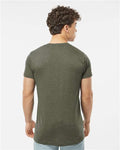 Tultex 202 Heather Military Green — on model back