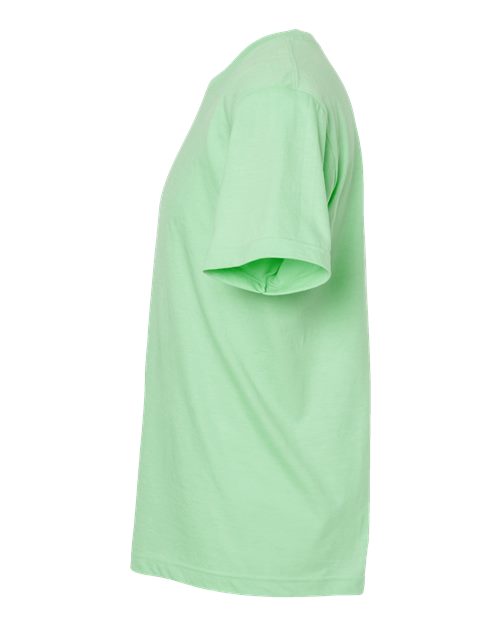 Tultex 202 Heather Neo Mint — direct side