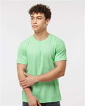 Tultex 202 Heather Neo Mint — on model front