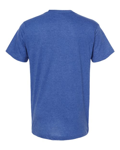 Tultex 202 Heather Royal — back