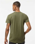 Tultex 202 Military Green — on model back