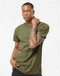 Tultex 202 Military Green — on model front