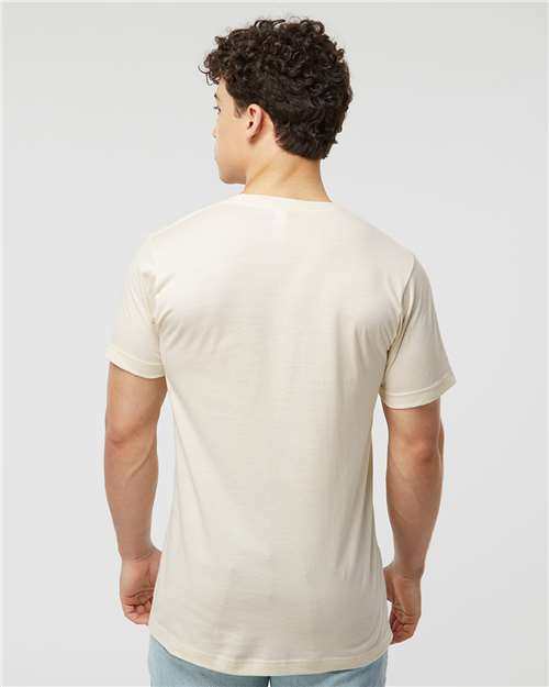 Tultex 202 Natural — on model back