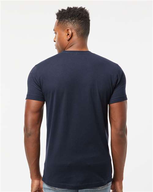 Tultex 202 Navy — on model back