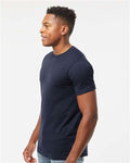 Tultex 202 Navy — on model side