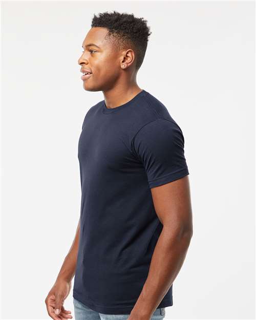 Tultex 202 Navy — on model side