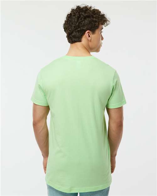 Tultex 202 Neo Mint — on model back