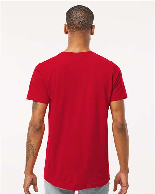 Tultex 202 Red — on model back