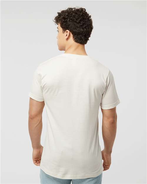 Tultex 202 Vintage White — on model back