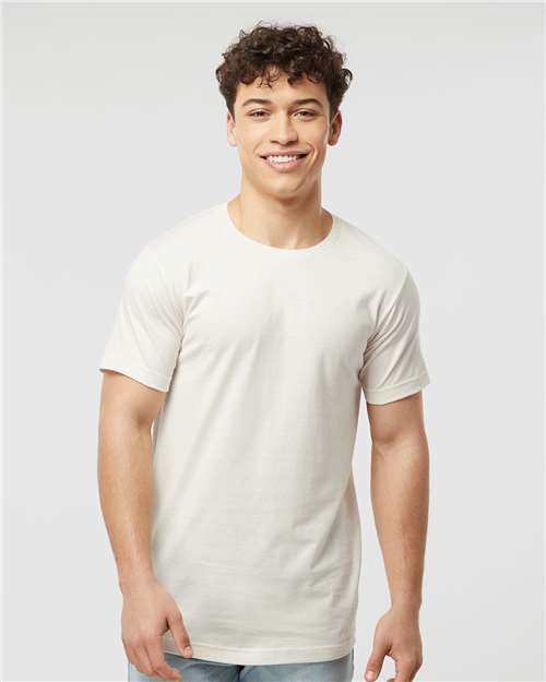 Tultex 202 Vintage White — on model front