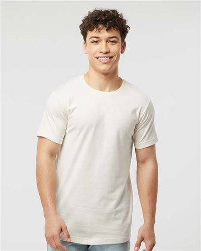 Tultex 202 Vintage White — on model front