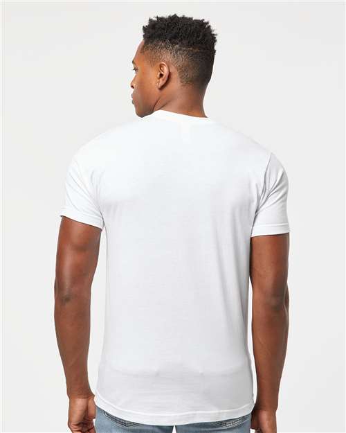 Tultex 202 White — on model back
