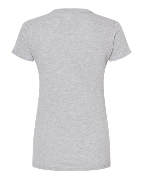 Tultex 213 Heather Grey — back