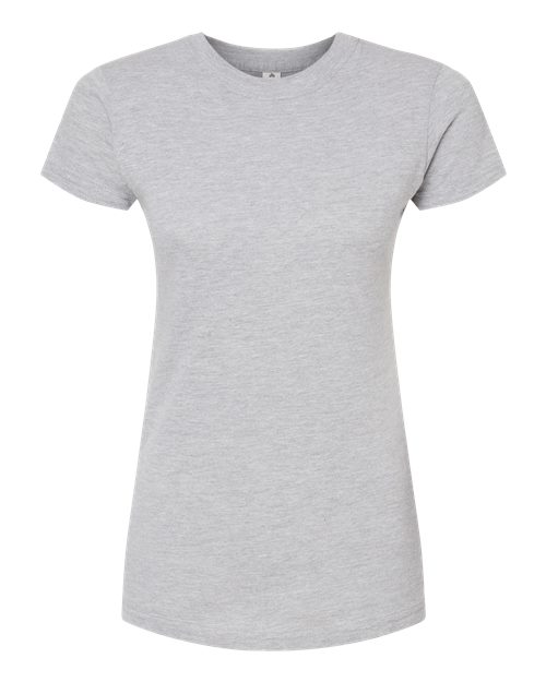 Tultex 213 Heather Grey — front