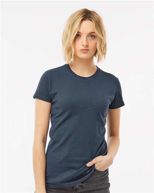 Tultex 213 Indigo — on model front