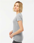 Tultex 214 Heather Grey — on model side