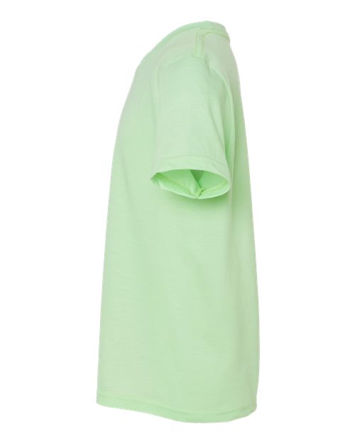 Tultex 235 Heather Neo Mint — direct side