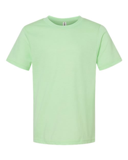 Tultex 235 Heather Neo Mint — front