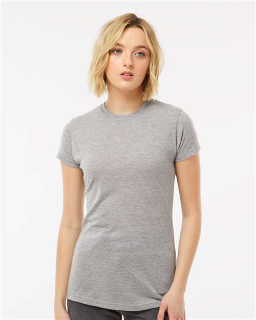 Tultex 240 Heather Grey — on model front