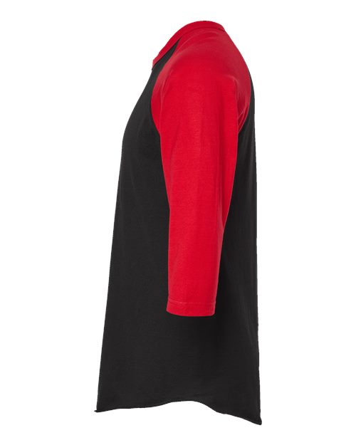 Tultex 245 Black/ Red — direct side