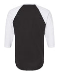 Tultex 245 Black/ White — back