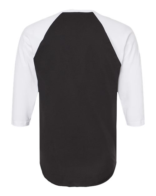 Tultex 245 Black/ White — back