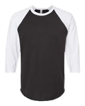 Tultex 245 Black/ White — front